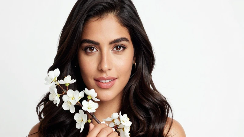 Conoce secretos y cuidados para mantener el bienestar de tu seno 8 Retrato hiperrealista de mujer mexicana con flores
