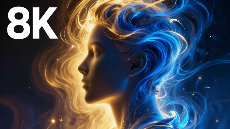 Sentimiento: qué son, definición y concepto explicados 4 Perfecho perfil digital con luz dorada y azul