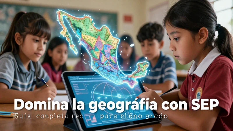 Geografía de México para 6to grado