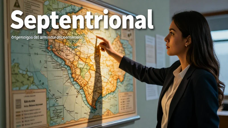 Septentrional: Definición, ejemplos y concepto explicado 3 Etimología de Septentrional en diseño visual premium