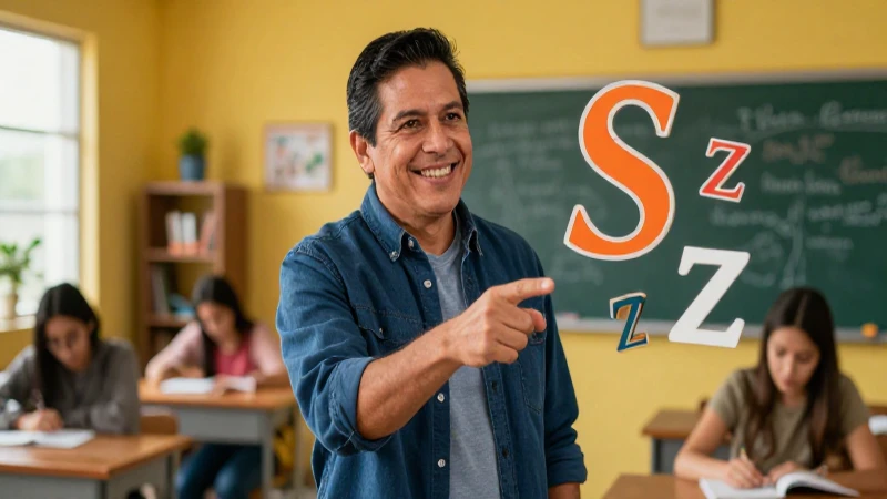 Maestro mexicano señala letras S y Z