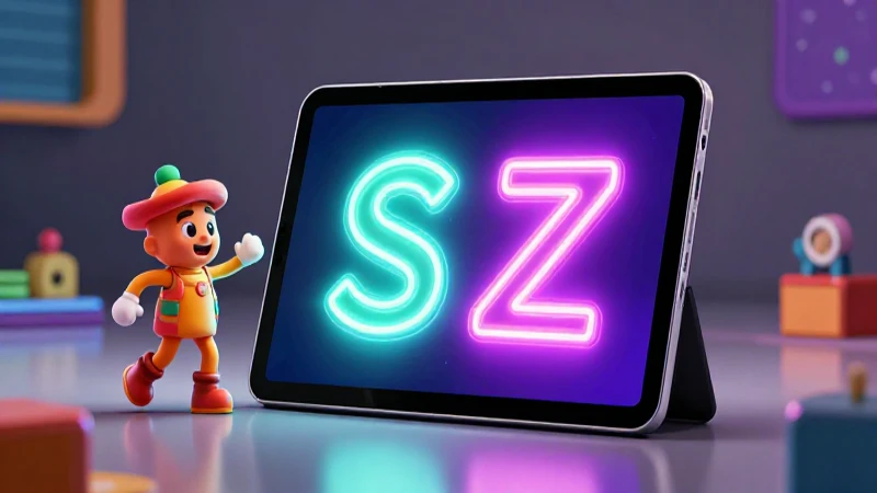 Tablet educativa mexicana con estilo dinámico