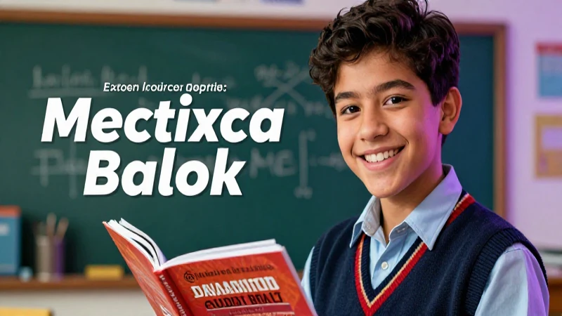 Portada vibrante de estudiante académico