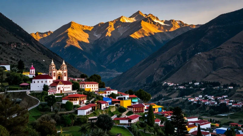 Sierra: Concepto, diferencias con cordilleras y ejemplos 4 Ilustración detallada de paisaje mexicano majestuoso