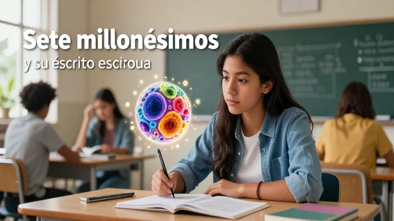 Estudiante estudia fracciones en un entorno moderno