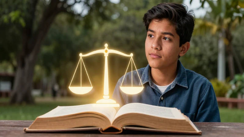 Estudiante reflexiona sobre la ética y el conocimiento