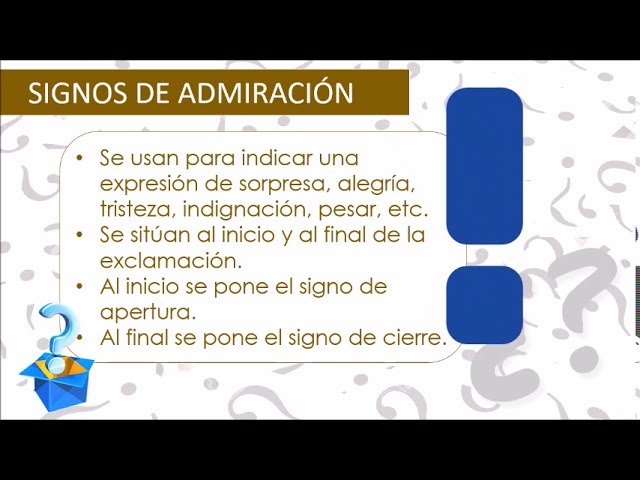 signo de exclamacion definicion caracteristicas y concepto