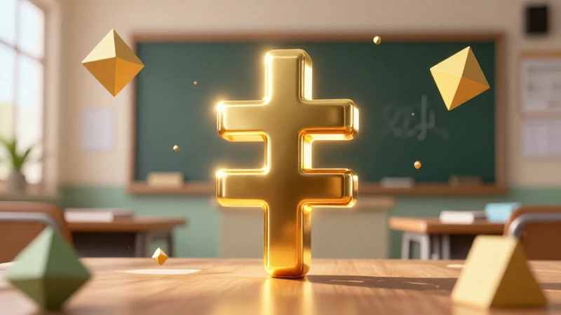 Símbolo dorado de lenguaje en aula mexicana