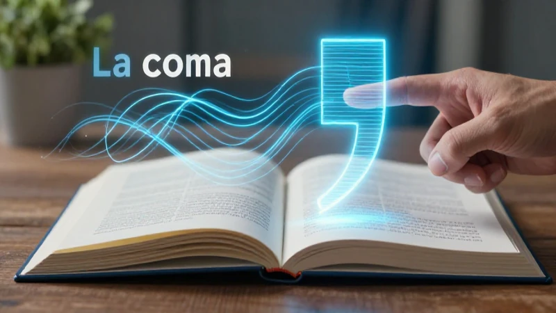 Reglas y ejemplos de la coma