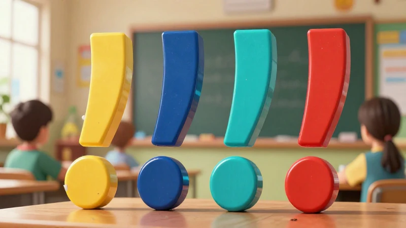 Símbolos abstractos vibrantes para revistas educativas