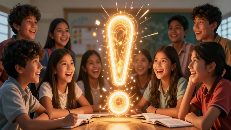 Signos de admiración: Ejemplos y usos en la escritura 5 Estudiantes mexicanos estudian signos de exclamación