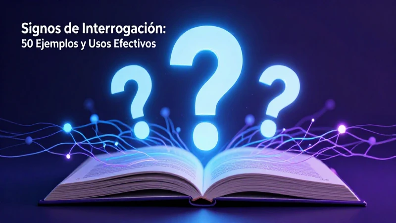 Los signos interrogativos afectan la interpretación