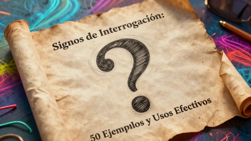 Evolución y uso de signos de interrogación