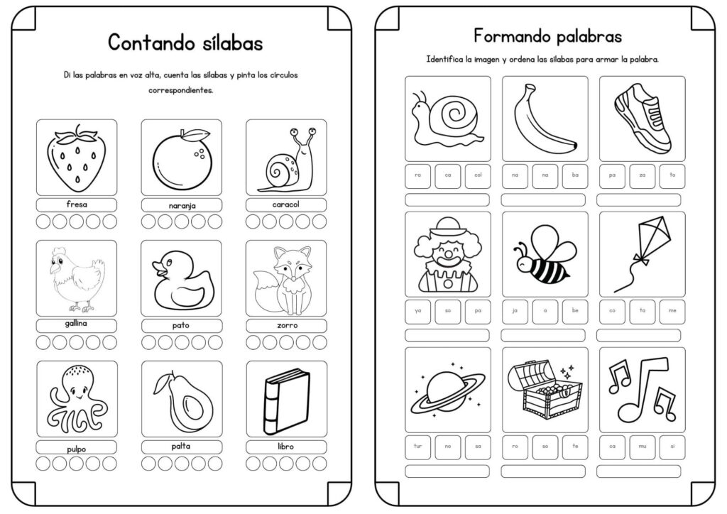 silabas con q introduccion y formacion de palabras 2