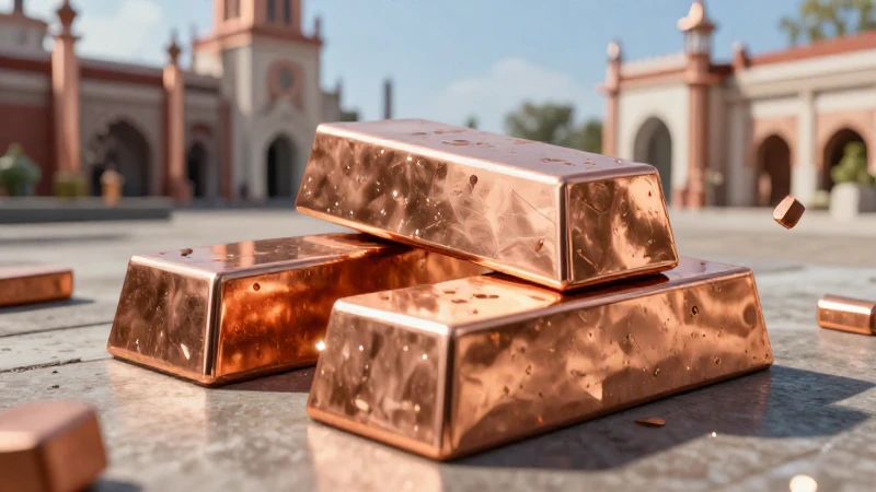 Cobre pulido con estética mexicana industrial