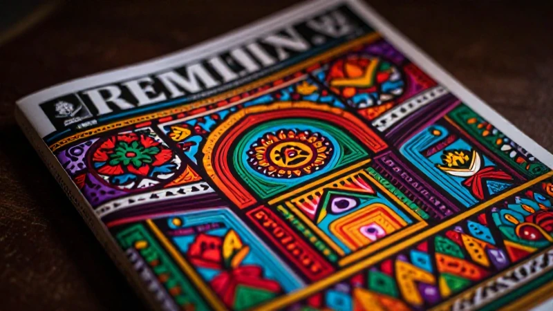 Portada educativa mexicana con estilo cinemático y vibrante
