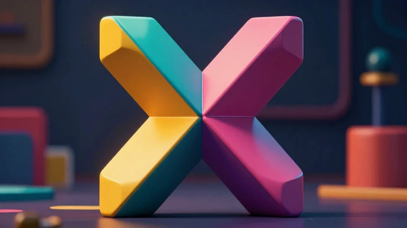 Simetría axial: Ejemplos y ejercicios para entenderla 5 Estructura 3D abstracta, simétrica y vibrante