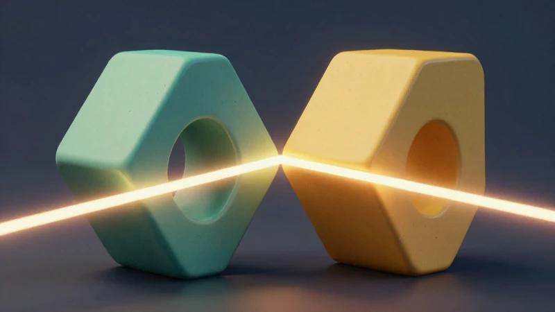 Forma geométrica 3D con luz axial brillante