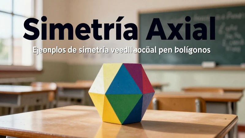 Simetría axial en polígonos: visual atractivo