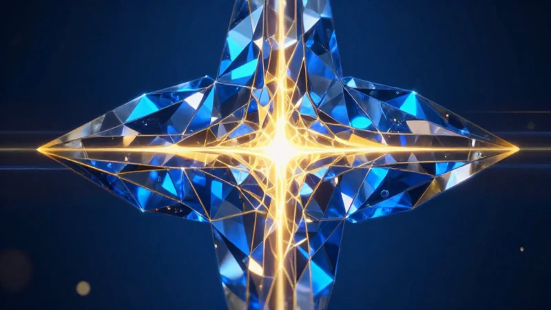 Geometría vibrante y simétrica en un diseño educativo moderno