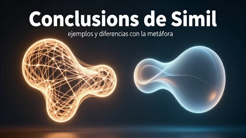 Simil: Concepto, ejemplos y diferencias con la metáfora 6 Ilustración educativa sobre símil y metáfora