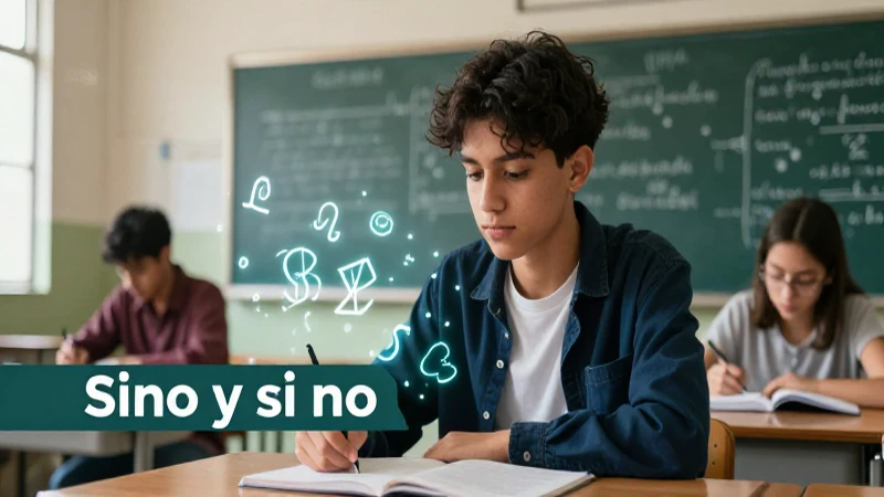 Errores gramaticales: uso de sino y si no