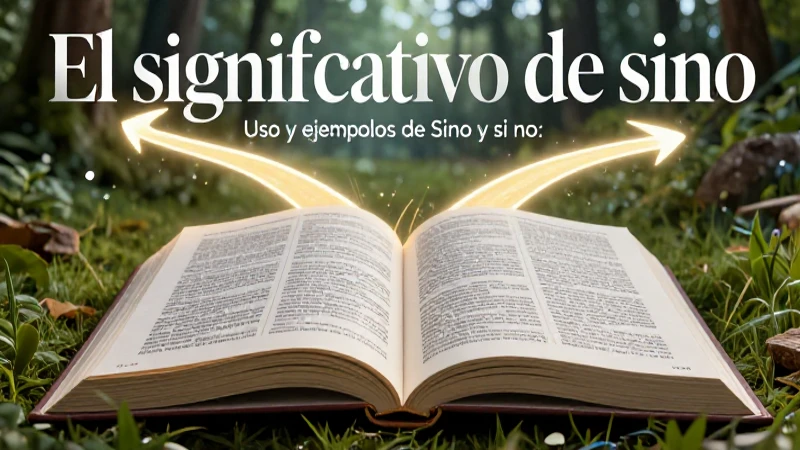 Diferencia y uso correcto de sino y si no