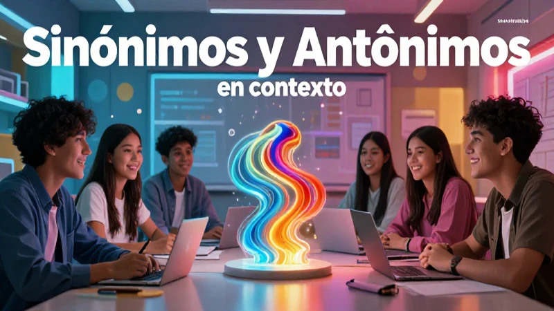 Ejemplos de sinónimos y antónimos para mejorar textos