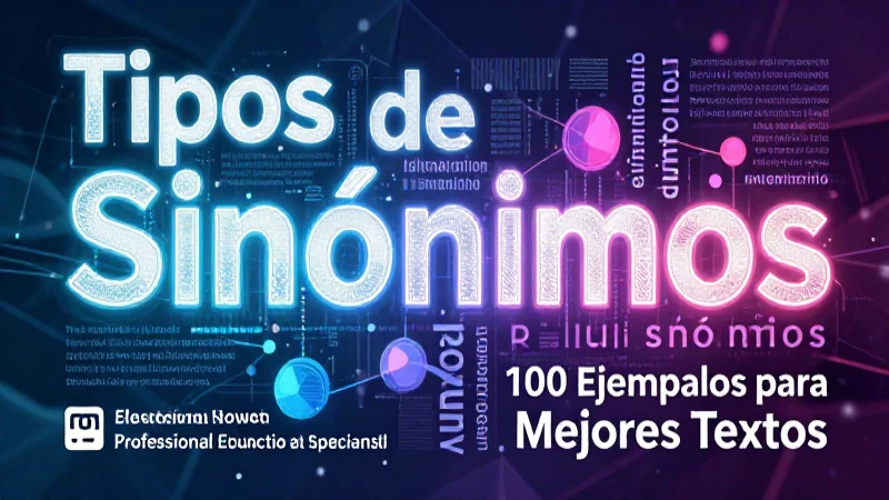 Visual educativo sobre sinónimos y antónimos