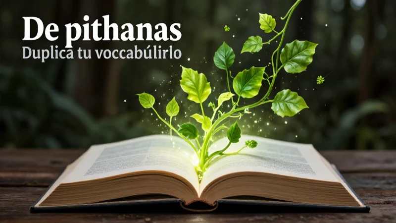 Libro brillante con hojas verdes, ilustración académica y vívida
