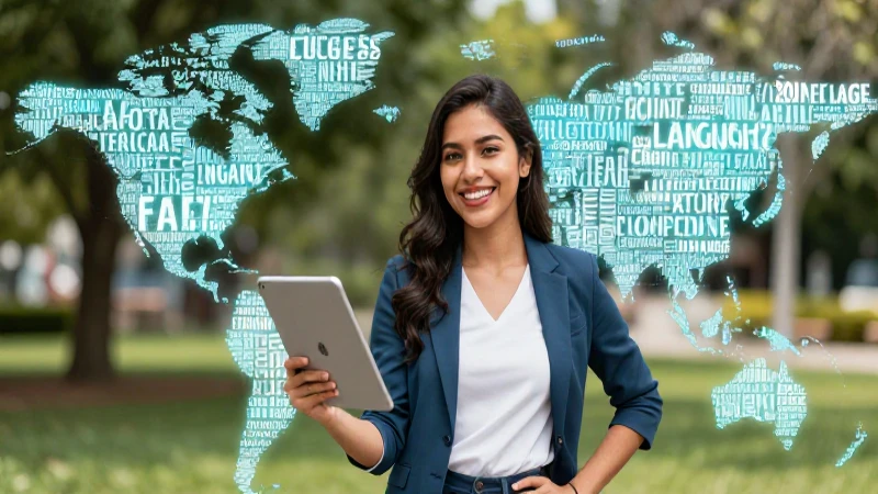 Educador moderno simboliza crecimiento del lenguaje