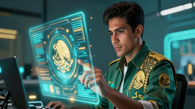 Herramienta: orígenes, tipos y su uso en informática 7 Profesional mexicano con interfaz holográfica