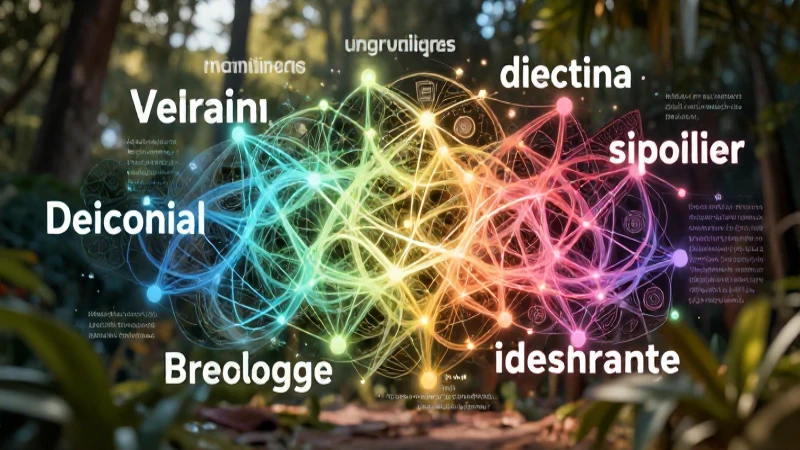 Redes visuales de vocabulario educativo moderno