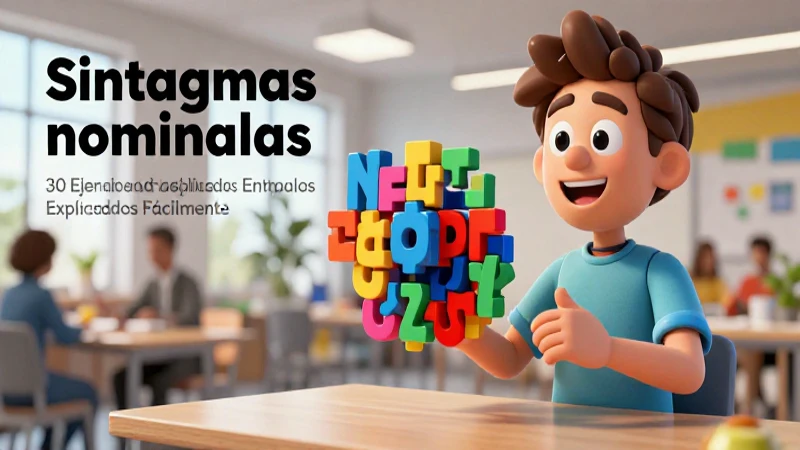 Ejercicios visuales de sintagmas nominales