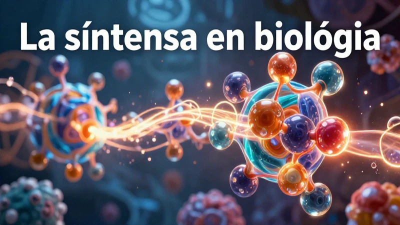 Síntesis: Concepto, características y biología explicada 5 Síntesis biológica: el proceso anabólico explicado