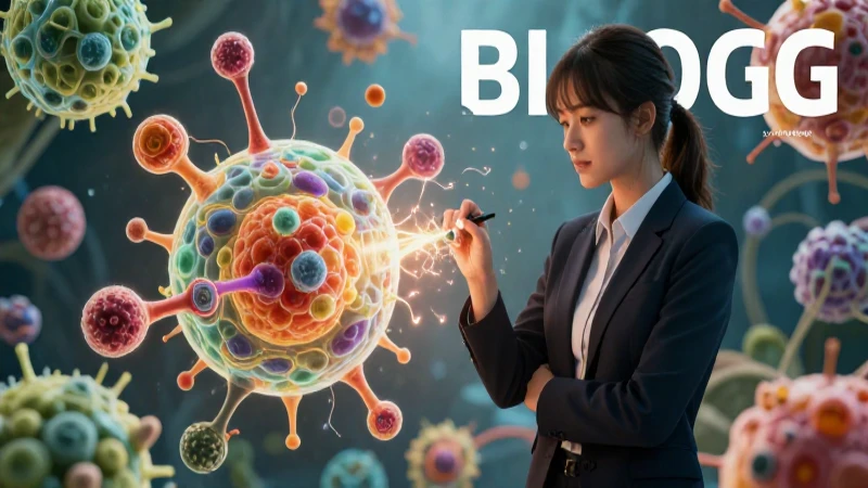 Síntesis: Concepto, características y biología explicada 3 Ilustración detallada de estudiante y moléculas dinámicas