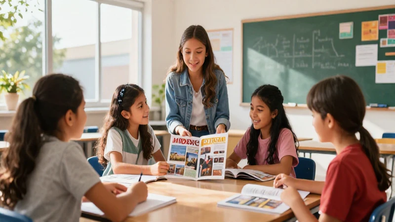 Sip Red de Colegios: Innovación y Calidad Educativa 3 Estudiantes mexicanos felices colaborando en aula moderna
