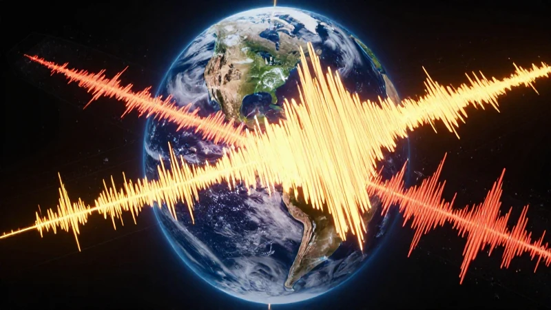 Visualización dinámica de la actividad sísmica global