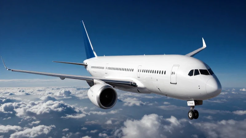 Avión de lujo sobre nubes en cielo vibrante