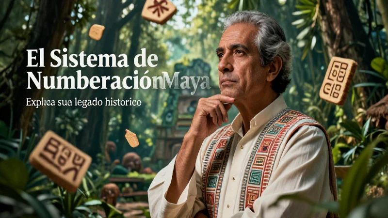 Erudito explorando la numeración maya