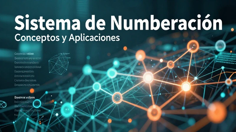 Sistemas de numeración: conceptos y aplicaciones