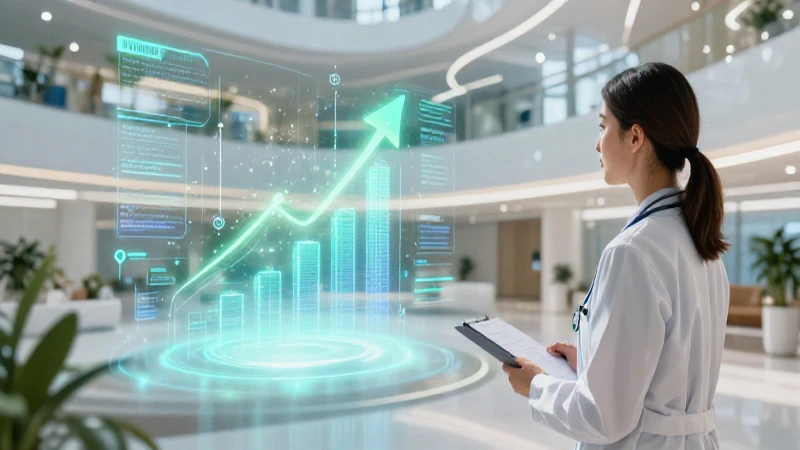 Sistema de Salud en Guatemala 2023: Lineamientos Sanitarios 9 Arquitectura salud moderna con datos vibrantes