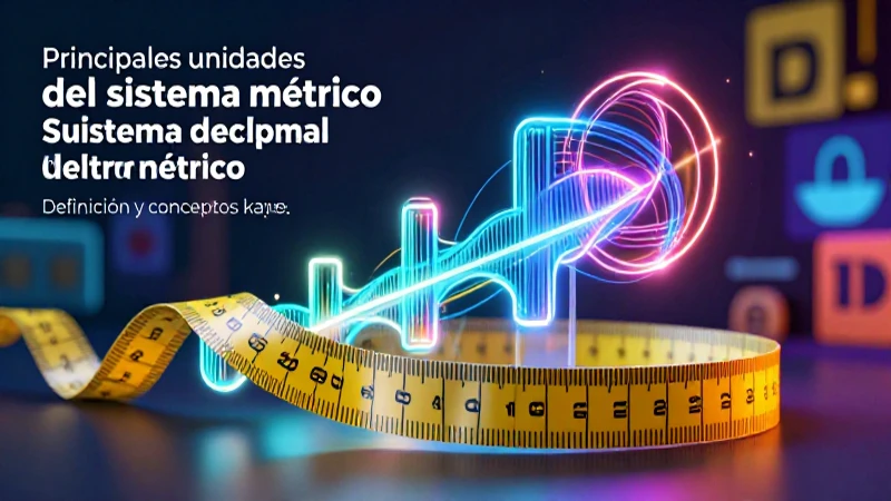 Diseño de unidades métricas abstractas y modernas