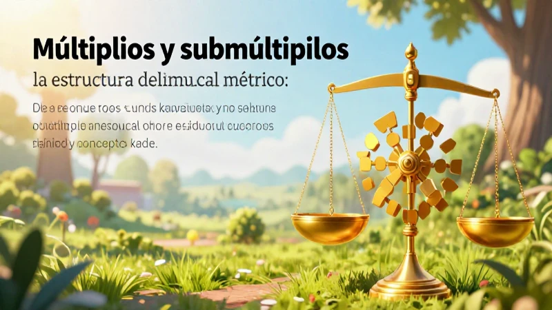 Múltiplos y submúltiplos en el sistema decimal
