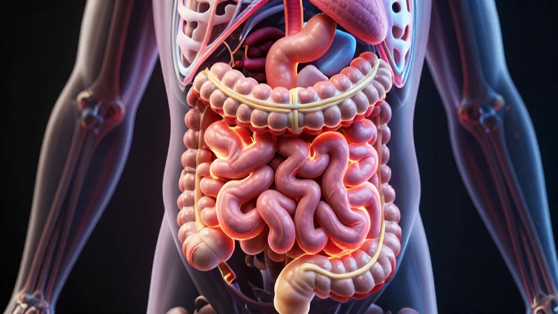 Sistema digestivo mexicano ilustrado de forma dinámica