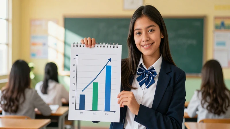 Joven mexicano sonríe en aula con estilo