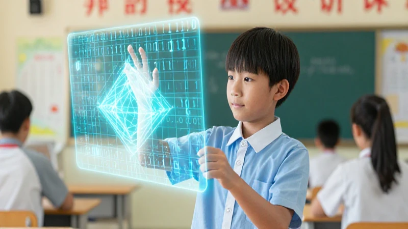 Qué es el sistema de numeración y cómo se comprende 4 Estudiante interactúa con códigos holográficos y geométricos