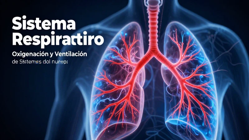 Sistemas del cuerpo humano: Funciones y Especificaciones 5 Pulmones detallados mostrando flujo de oxígeno