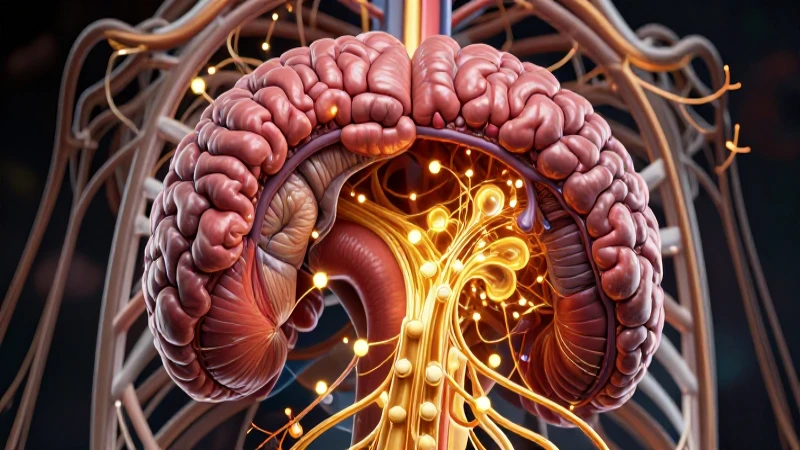 Sistemas del cuerpo humano: Funciones y Especificaciones 4 Sistema endocrino detallado con señales hormonales vibrantes