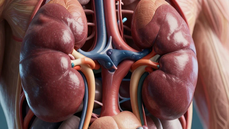 Órganos del sistema excretor ilustrados con detalle